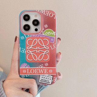 耐衝 撃loewe風 iPhone16/16pro/16pro max 硬質ケース| ロエベ スマホケース|