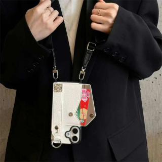 機能性に優れたストラップ付きロエベ風のIPhoneケースを１選ご紹介！