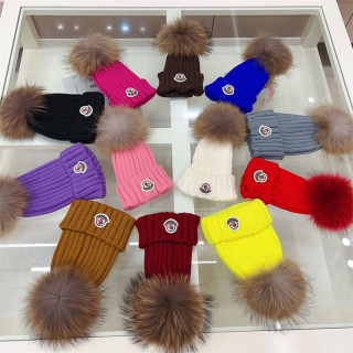 Moncler モンクレールニット帽コピーキッズ メンズレディース親子 防寒