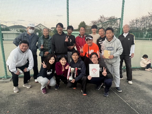 【試合結果】R4　小金井市テニス大会（団体戦）11/6開催